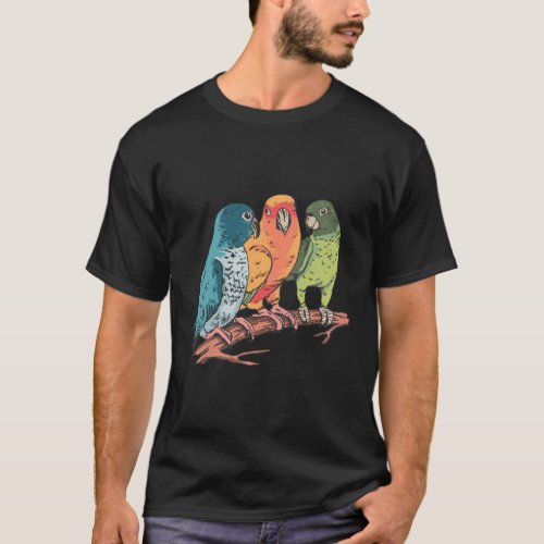 Birds Parrot T_Shirt