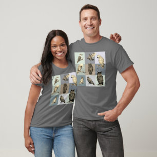 BIRDS, parrots, owl, pigeons, kookaburra T-Shirt