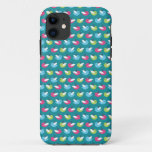 Birds pattern Blue iPhone 11 Case