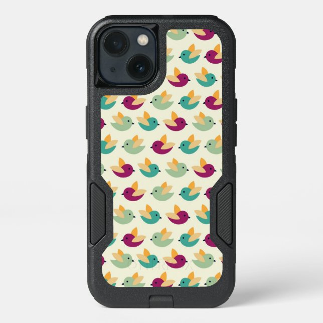 Birds pattern otterbox iPhone case (Back)