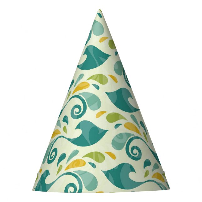 Birds pattern party hat (Front)