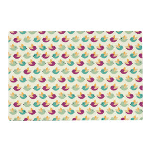 Birds pattern placemat