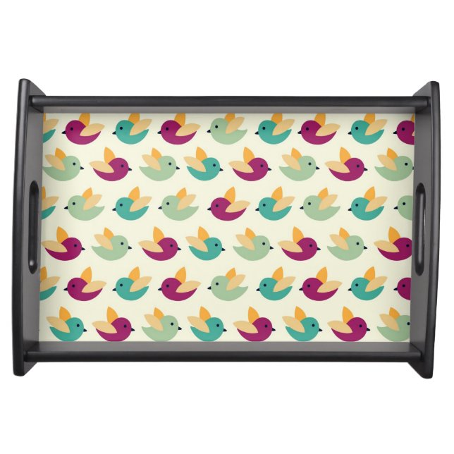 Birds pattern serving tray (Front)