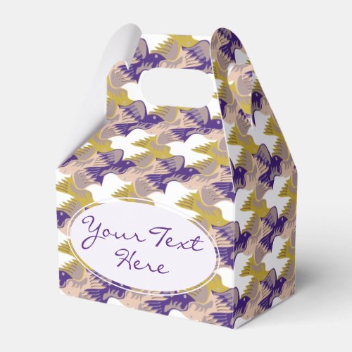 Birds Pattern Tesselation Choose color Favor Box 4