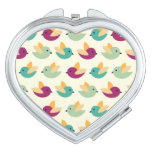 Birds pattern vanity mirror