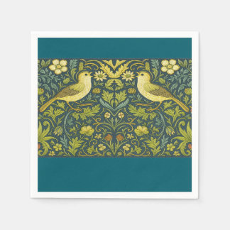 Birds Pillar Candle Napkins