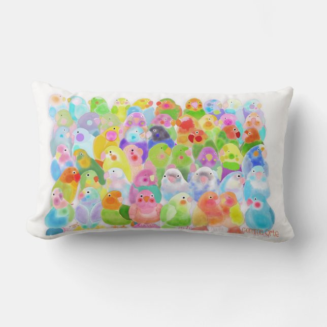 Birds! Pillow (Front)