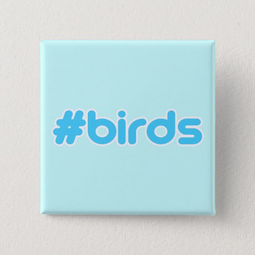 birds pinback button