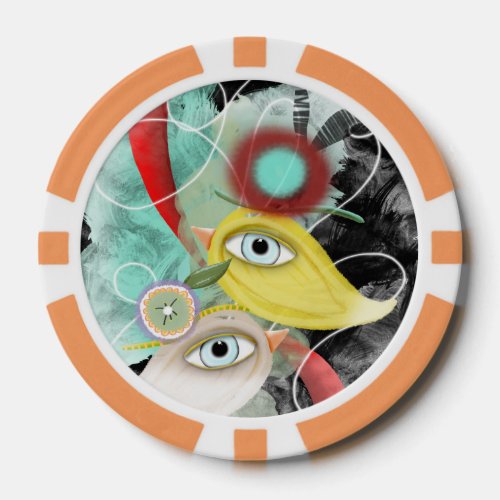 Birds Poker Chips