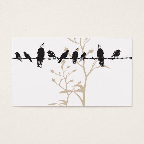 Birds Profile Card Business Card Template