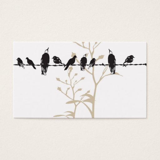 Customizable Birds Profile Card Business Card Template