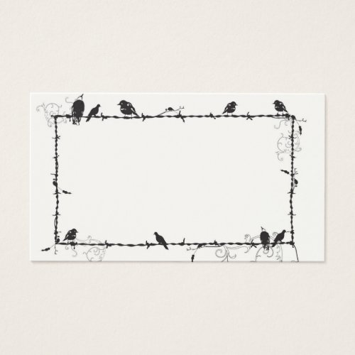 Birds Profile Card Business Card