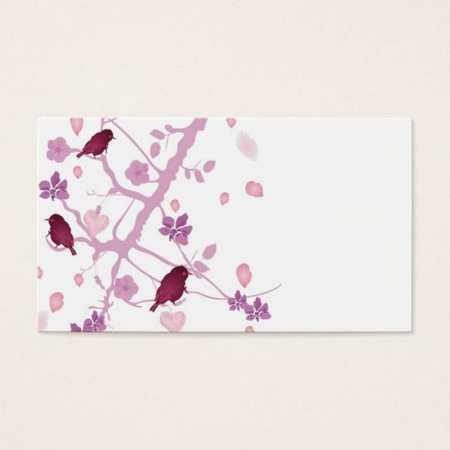 Birds Profile Card Business Cards
