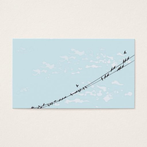 Customizable Birds Profile Card Business Card Template