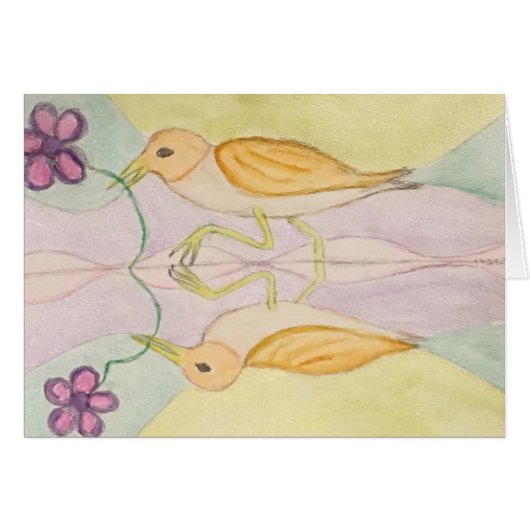 birds reflect cards (Front Horizontal)