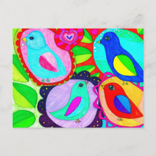 Birds say they Want Freedom! Postcard