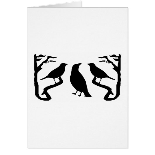 Birds Silhouette Cards (Front)