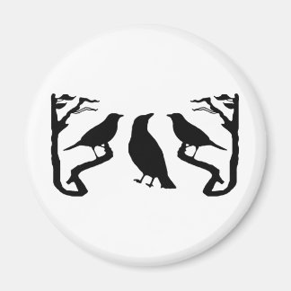 Birds Silhouette Magnet