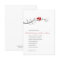 Birds Silhouettes Wedding Invitation - Red -