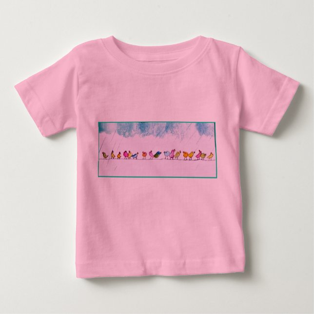 Birds Singing in the Rain Infant shirt (Front)