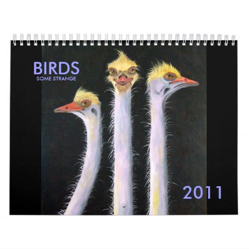 BIRDS, SOME STRANGE, 2011 CALENDAR