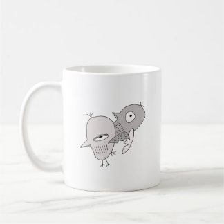 birds sparrows autumn coffee tea drink coffee mug