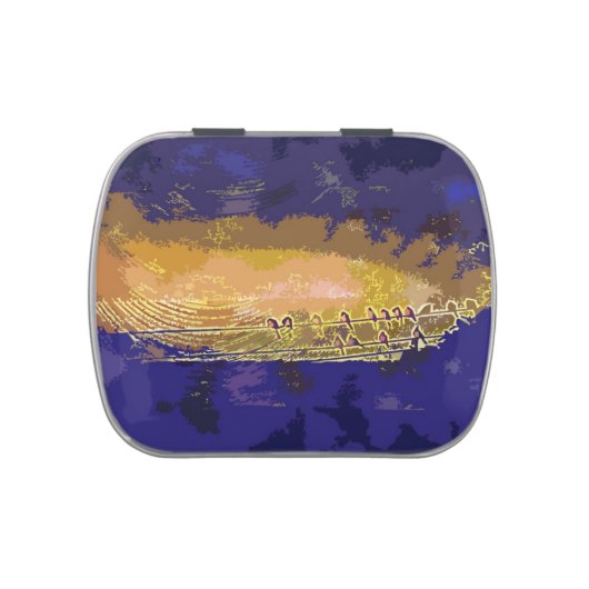 Birds, Sunset, Jelly Belly Candy Tin (Top)