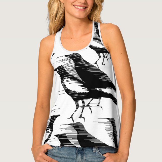 Birds Tank Top for Women (Front)