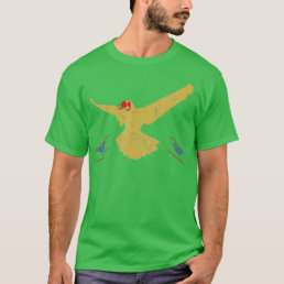 Birds Vintage Funny Birdwatching Birding Retro Bir T-Shirt