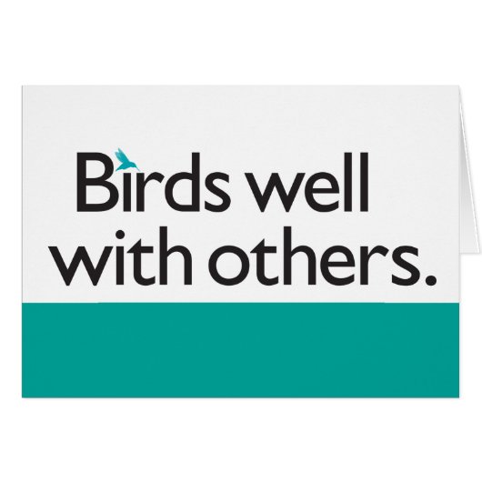 Birds Well with Others Cards (Front Horizontal)