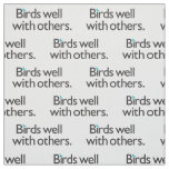 Birds Well with Others Fabric