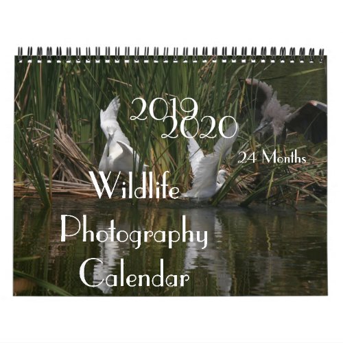 Birds Wildlife Photography 2019 2020 Calendar