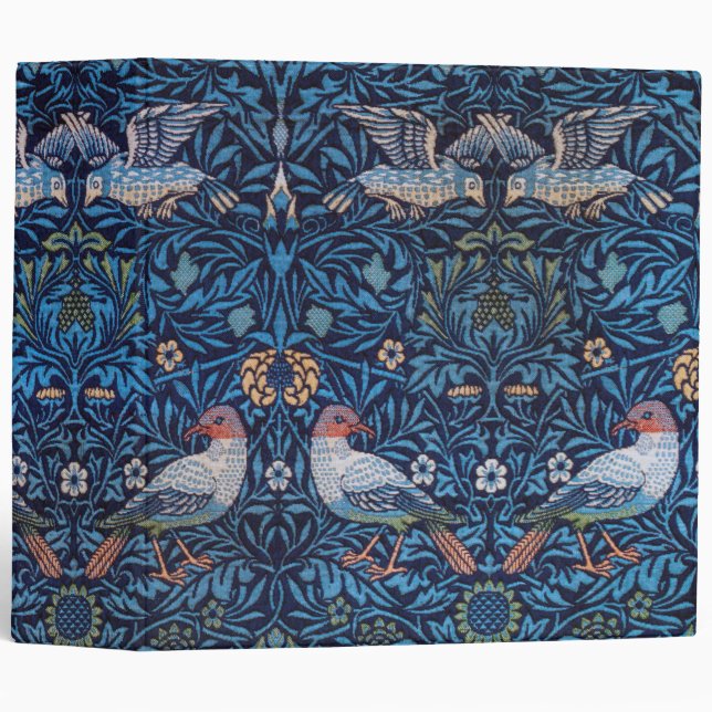 Birds, William Morris 3 Ring Binder (Front/Spine)