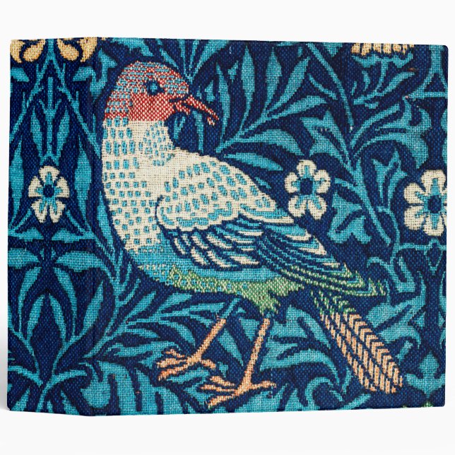 Birds, William Morris 3 Ring Binder (Front/Spine)