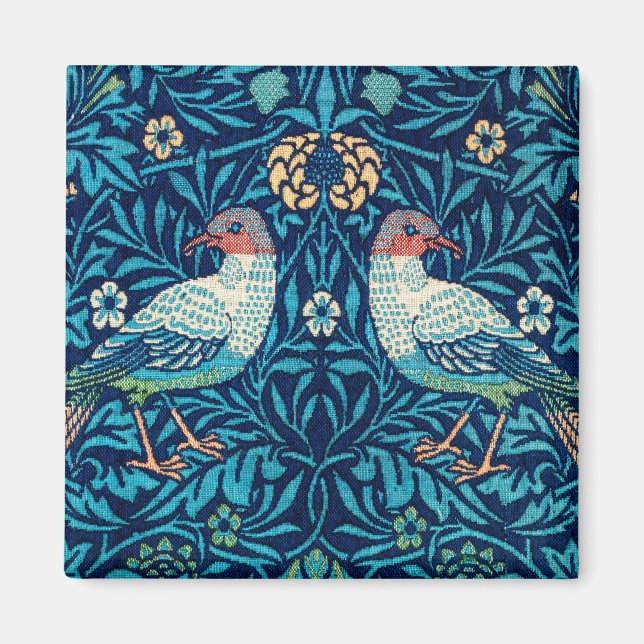 Birds, William Morris Magnet (Front)