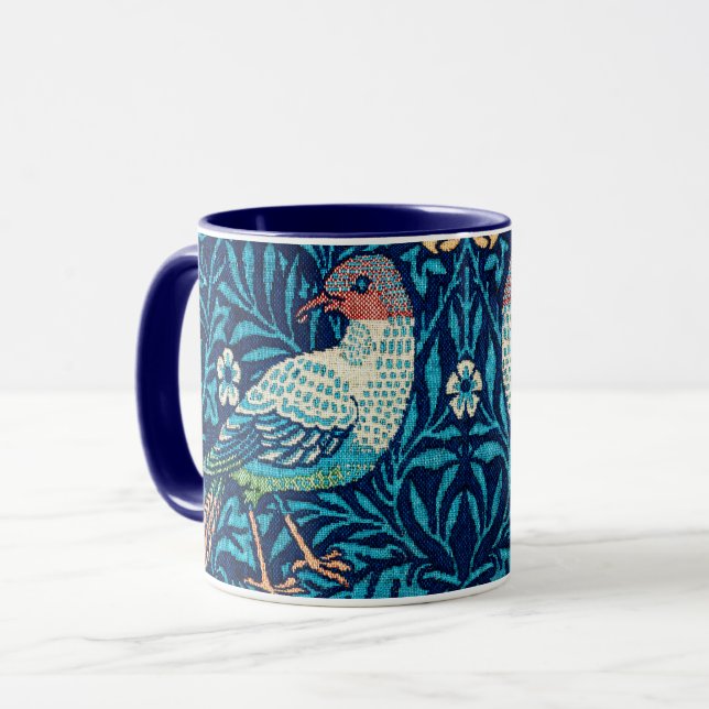 Birds, William Morris Mug (Front Left)