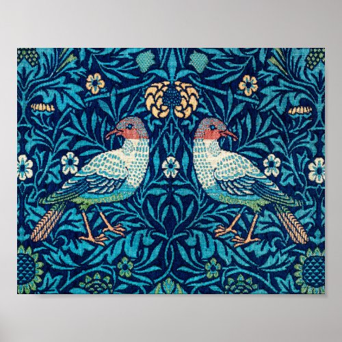 Birds William Morris Poster
