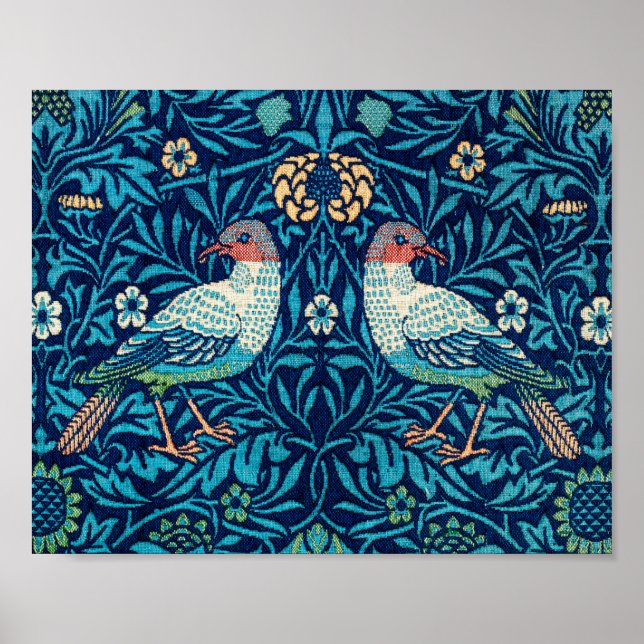 Birds, William Morris Poster (Front)