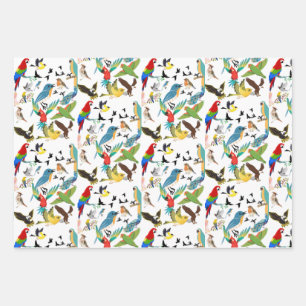 Birds Wrapping Paper Sheets