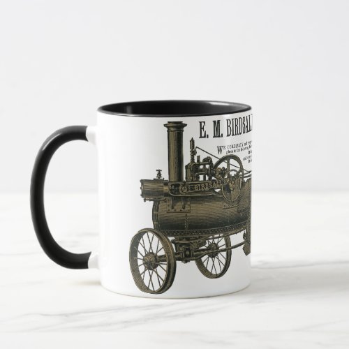 Birdsalls Steam Traction Engine 1889 Farm Tractor Mug