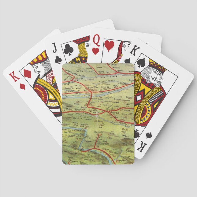 Birdseyes View Great Plains Poker Cards (Back)