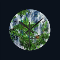 Birdsnest Falls Clock