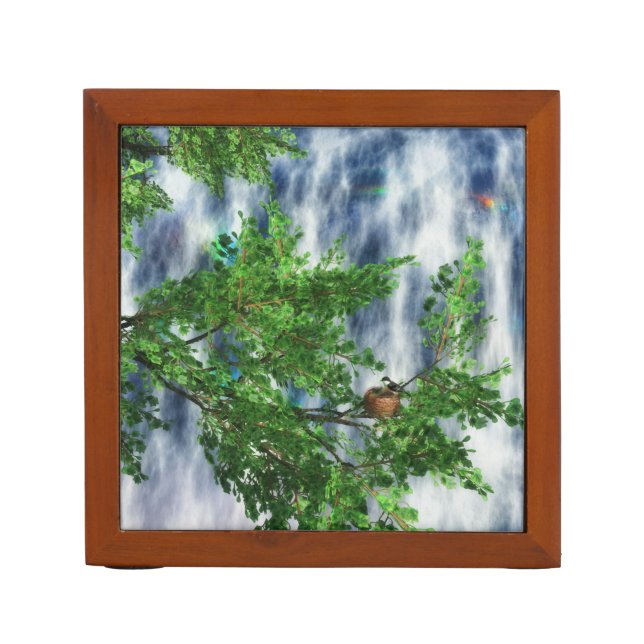 Birdsnest Falls Desk Organizer (Front)