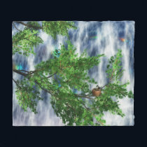 Birdsnest Falls Fleece Blanket