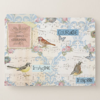 Birdsong File Folders
