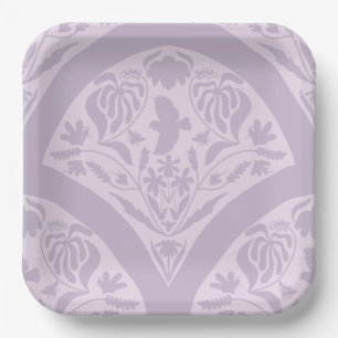 Birdsong Graden in Purple Paper Plates