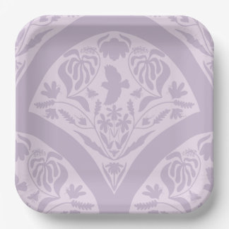 Birdsong Graden in Purple Paper Plates