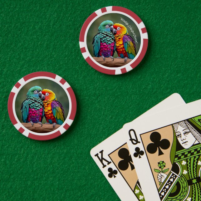 "Birdwatcher's Delight" Poker Chips (Poker Table (Double))