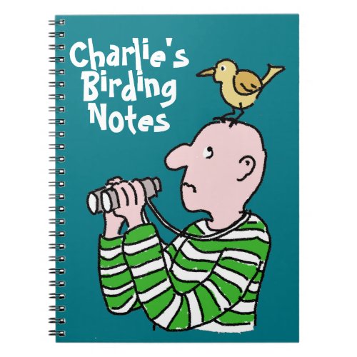 Birdwatchers Notebook Add Name Notebook
