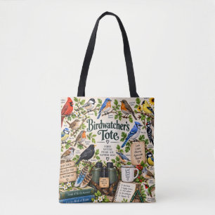 Birdwatcher's Tote Birding Nature Lover Bag